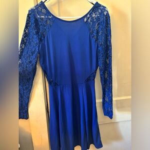 Royal blue dress Divided H&M size 12 never worn